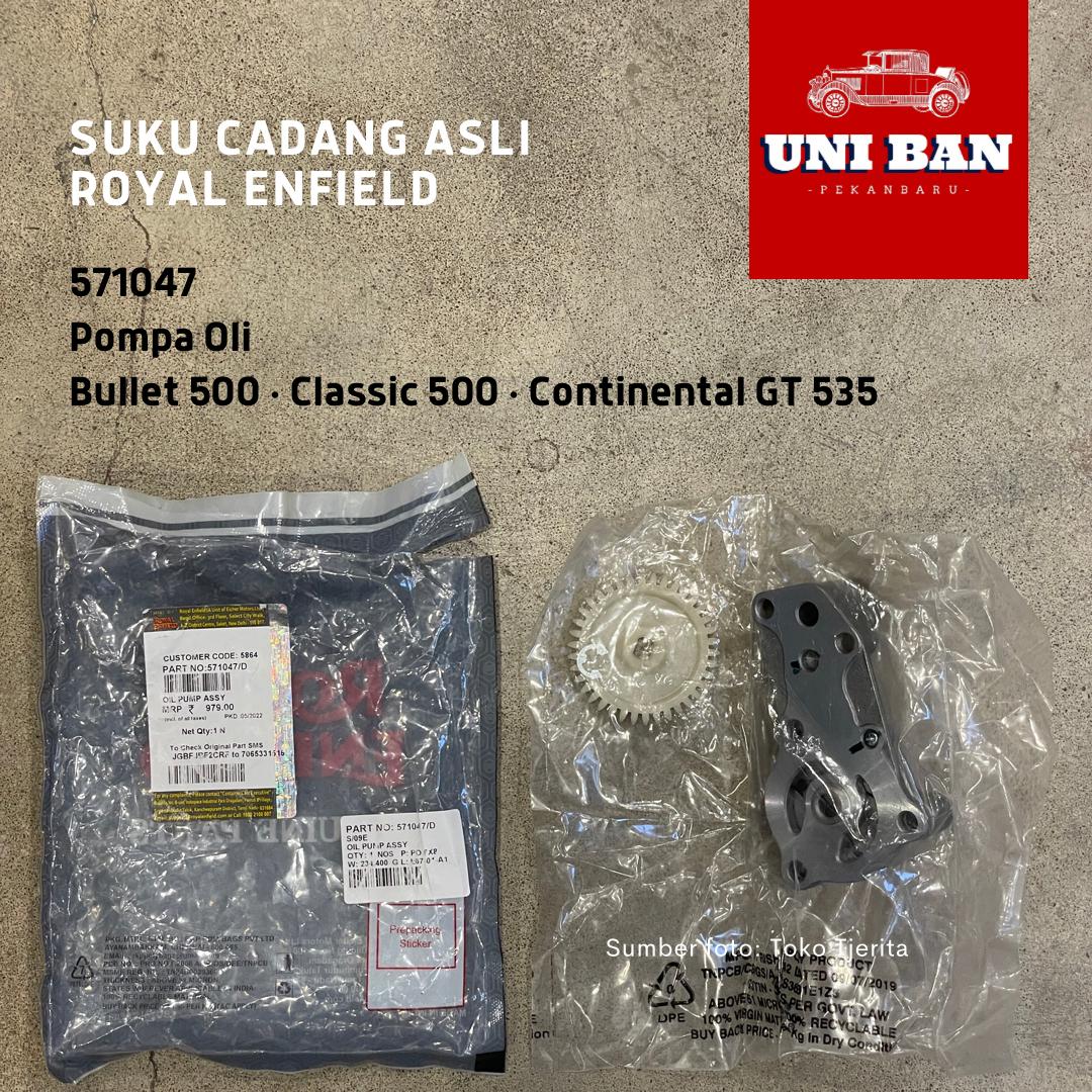 Pompa Oli Classic Bullet 500 GT 535 571047 - Royal Enfield ASLI