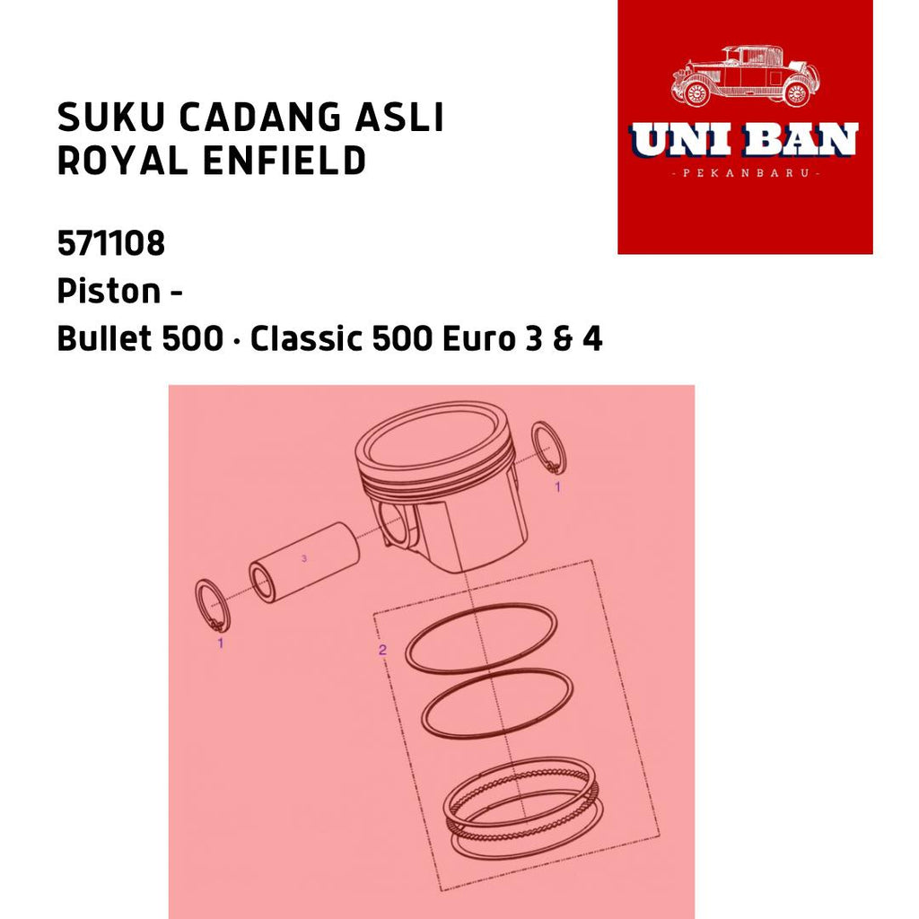 Piston Classic 500 571108 - Royal Enfield ASLI