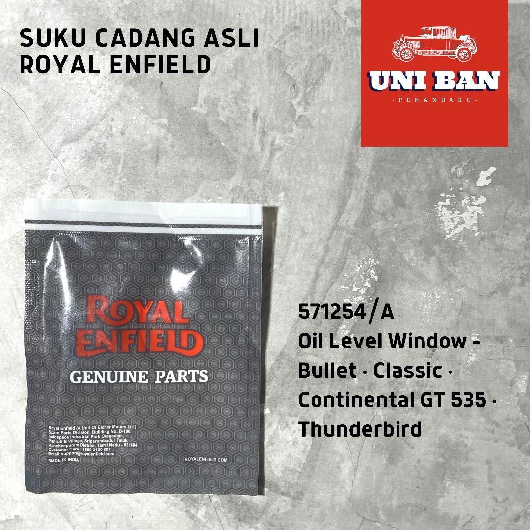 Kaca Oli 571254/A Oil Level Window Bullet Classic - Royal Enfield ASLI