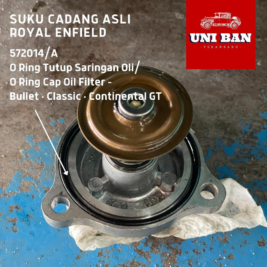 O Ring Tutup Saringan Oli / Cap Oil Filter 572014/A Royal Enfield ASLI