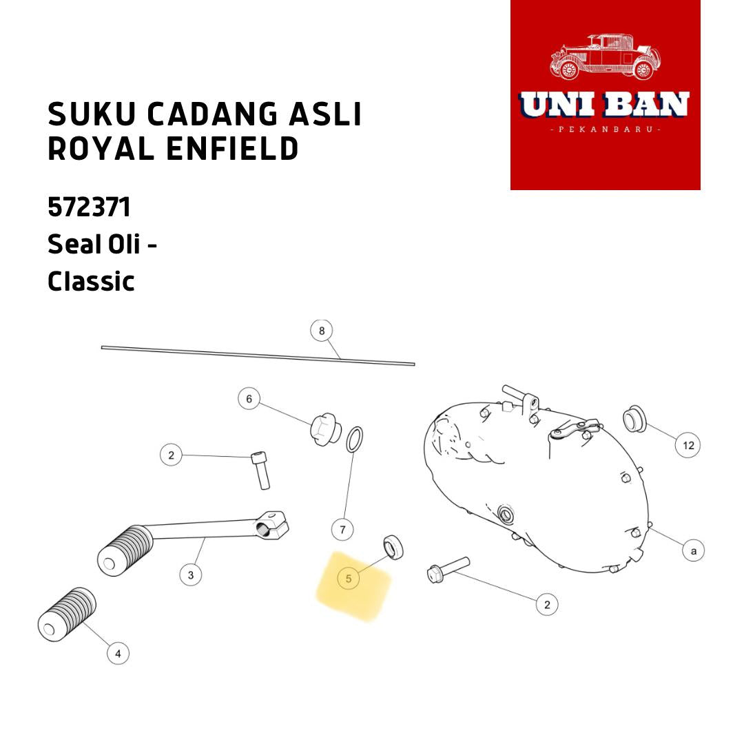 Seal Oli Classic 572371 - Royal Enfield ASLI
