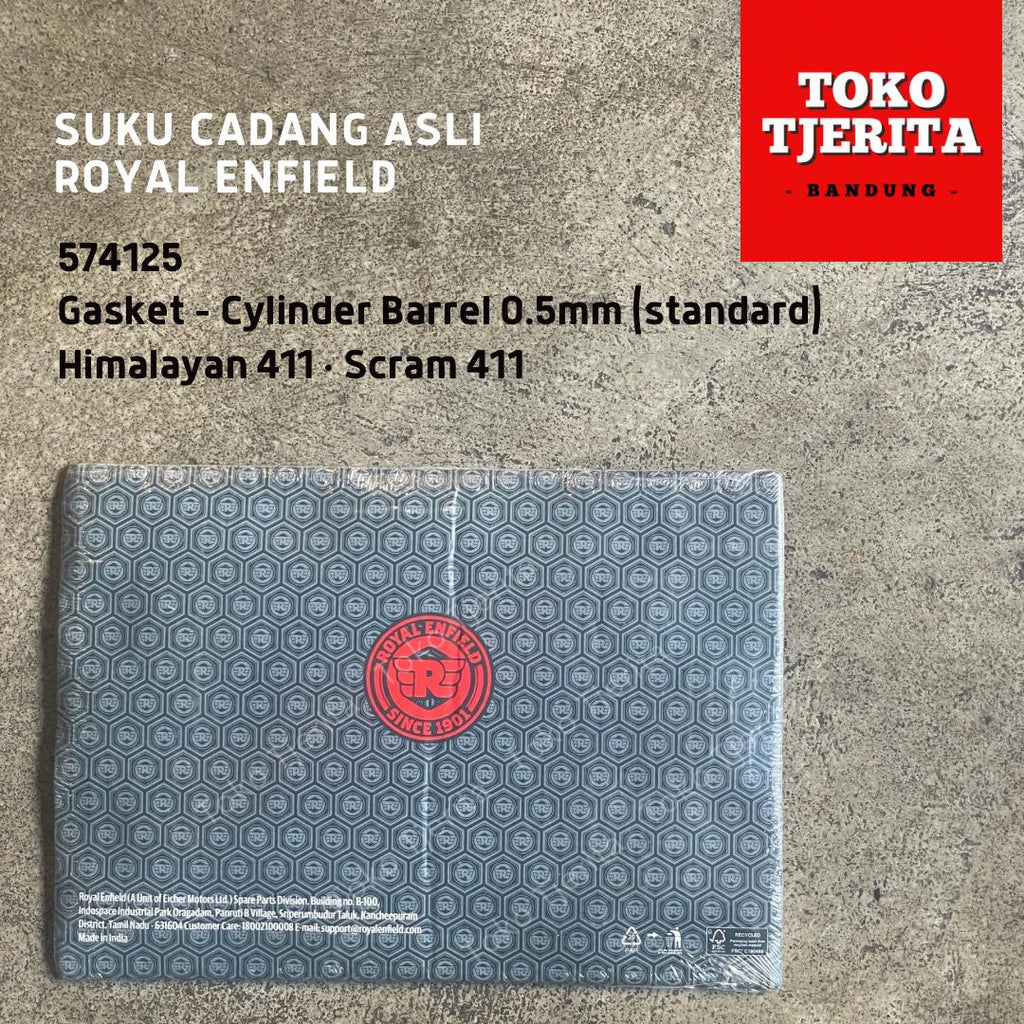 Paking Gasket Cylinder Barrel Himalayan 411 Scram 574125 - Royal Enfield ASLI