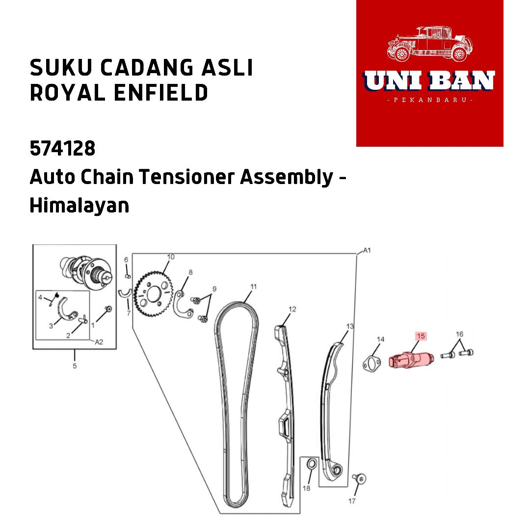 Auto Chain Tensioner Himalayan 574128 - Royal Enfield ASLI