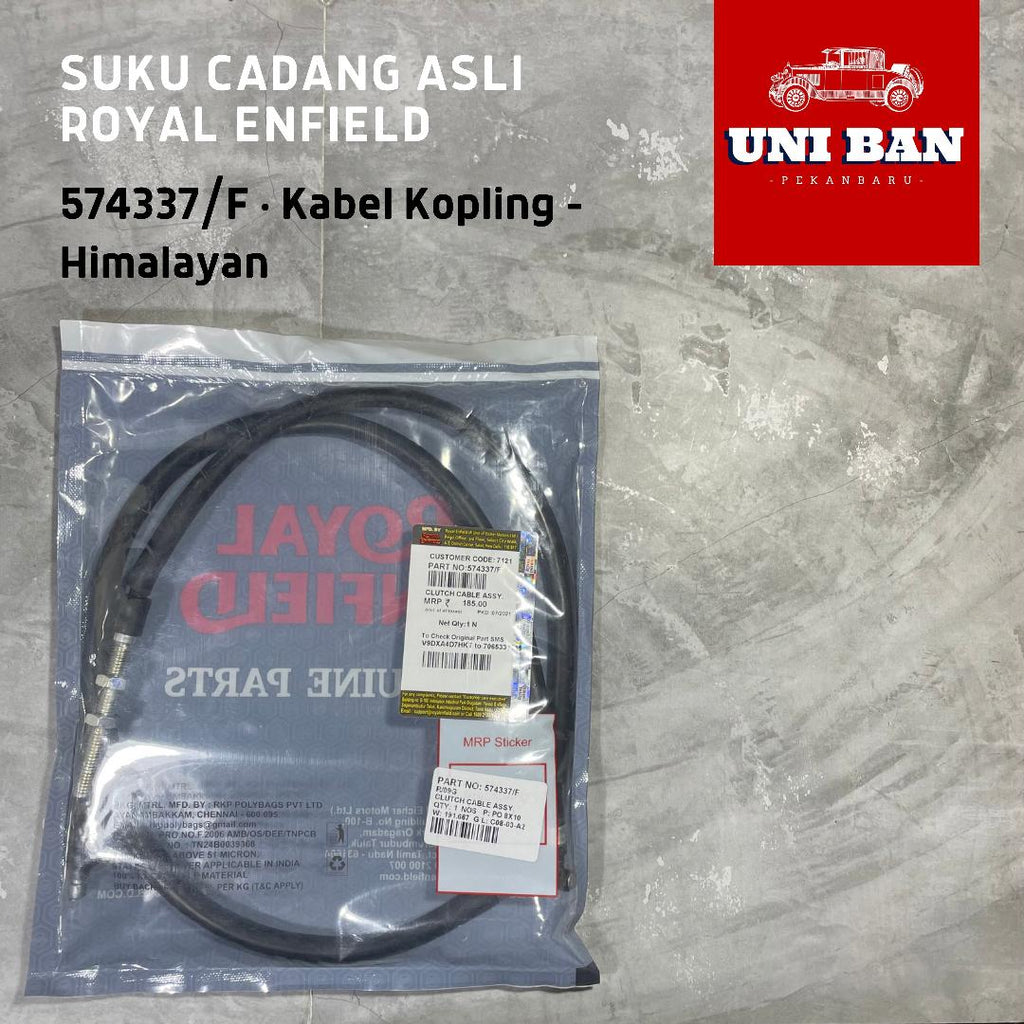 Kabel Kopling Himalayan 411, Scram 411 Clutch Cable 574337 - Royal Enfield (ASLI)