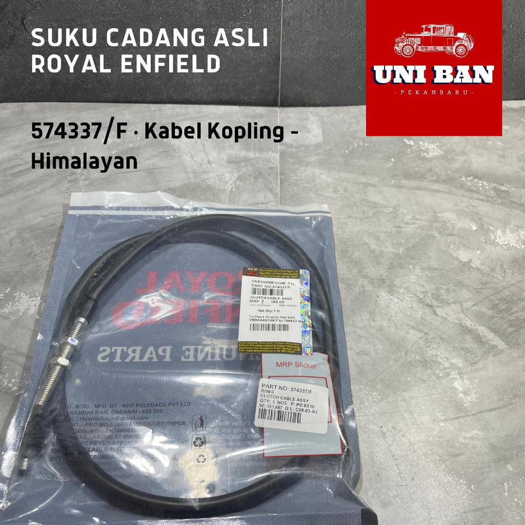Kabel Kopling Himalayan 411, Scram 411 Clutch Cable 574337 - Royal Enfield (ASLI)