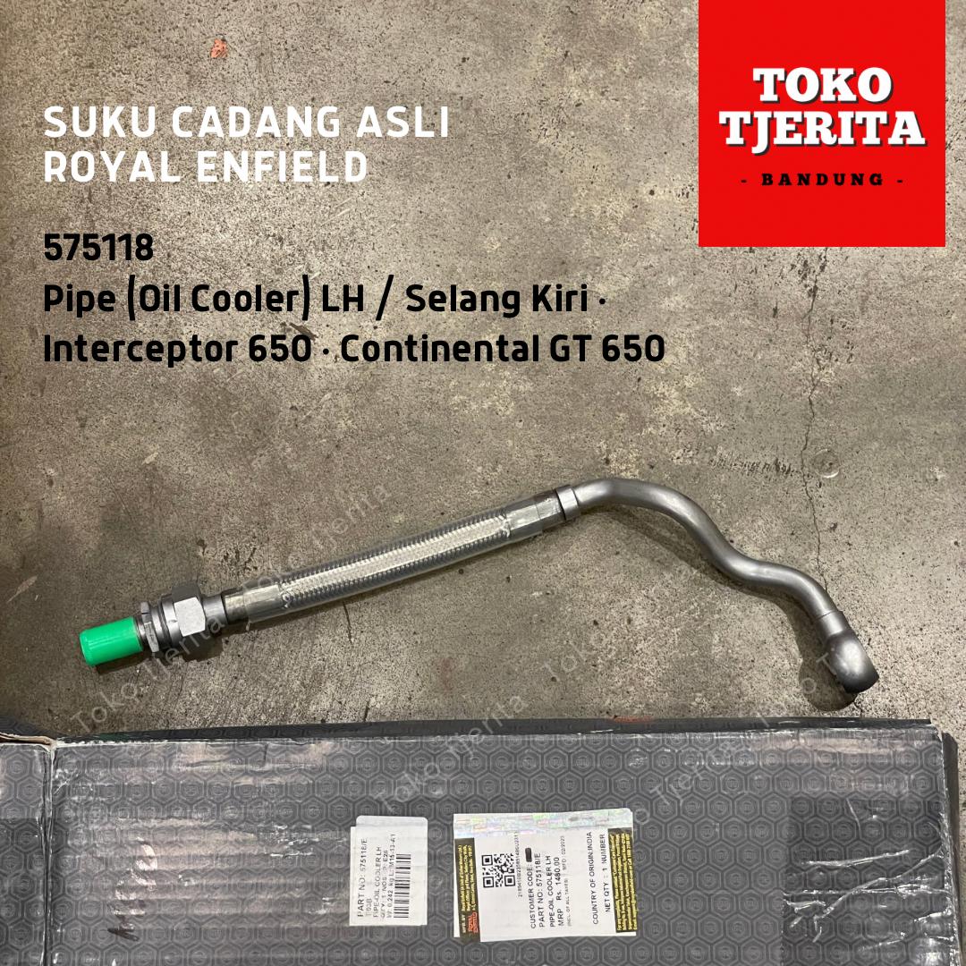 Selang Kiri Oil Cooler Interceptor 650 575118 - Royal Enfield ASLI