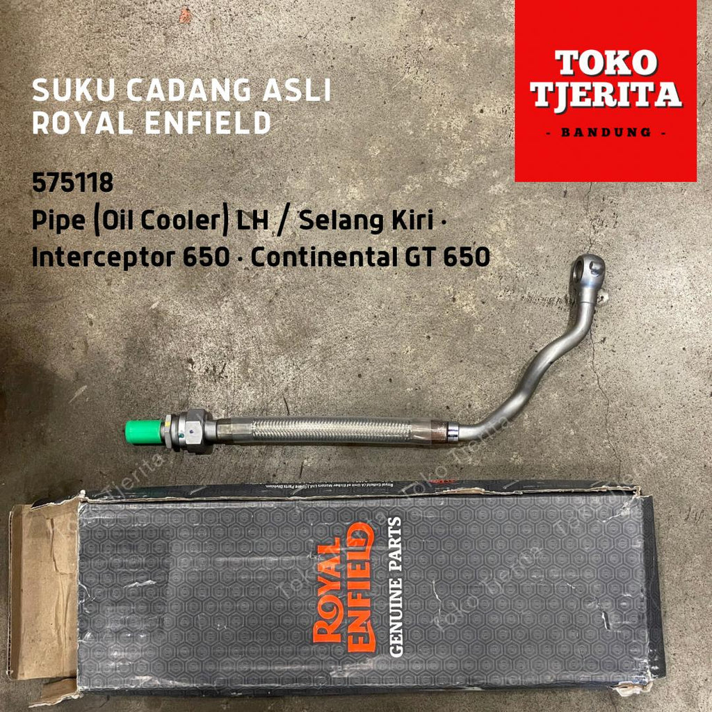 Selang Kiri Oil Cooler Interceptor 650 575118 - Royal Enfield ASLI