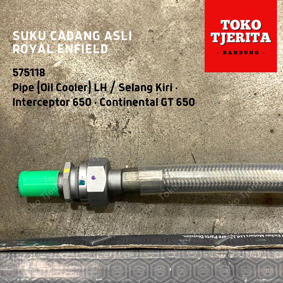 Selang Kiri Oil Cooler Interceptor 650 575118 - Royal Enfield ASLI