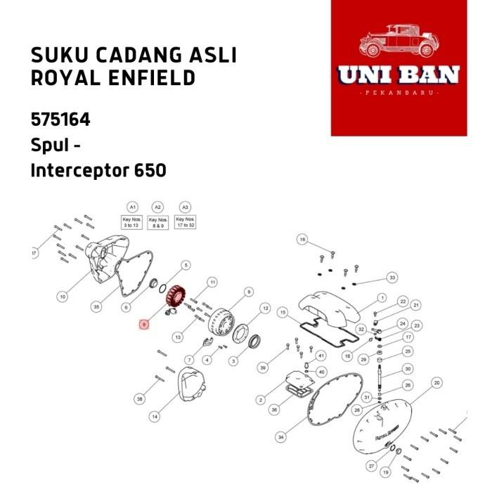 Spul Interceptor 650 575164 - Royal Enfield ASLI