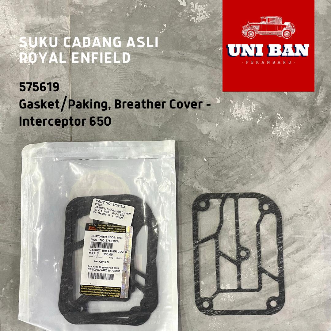 Paking Gasket Breather Cover Interceptor 575619 - Royal Enfield ASLI