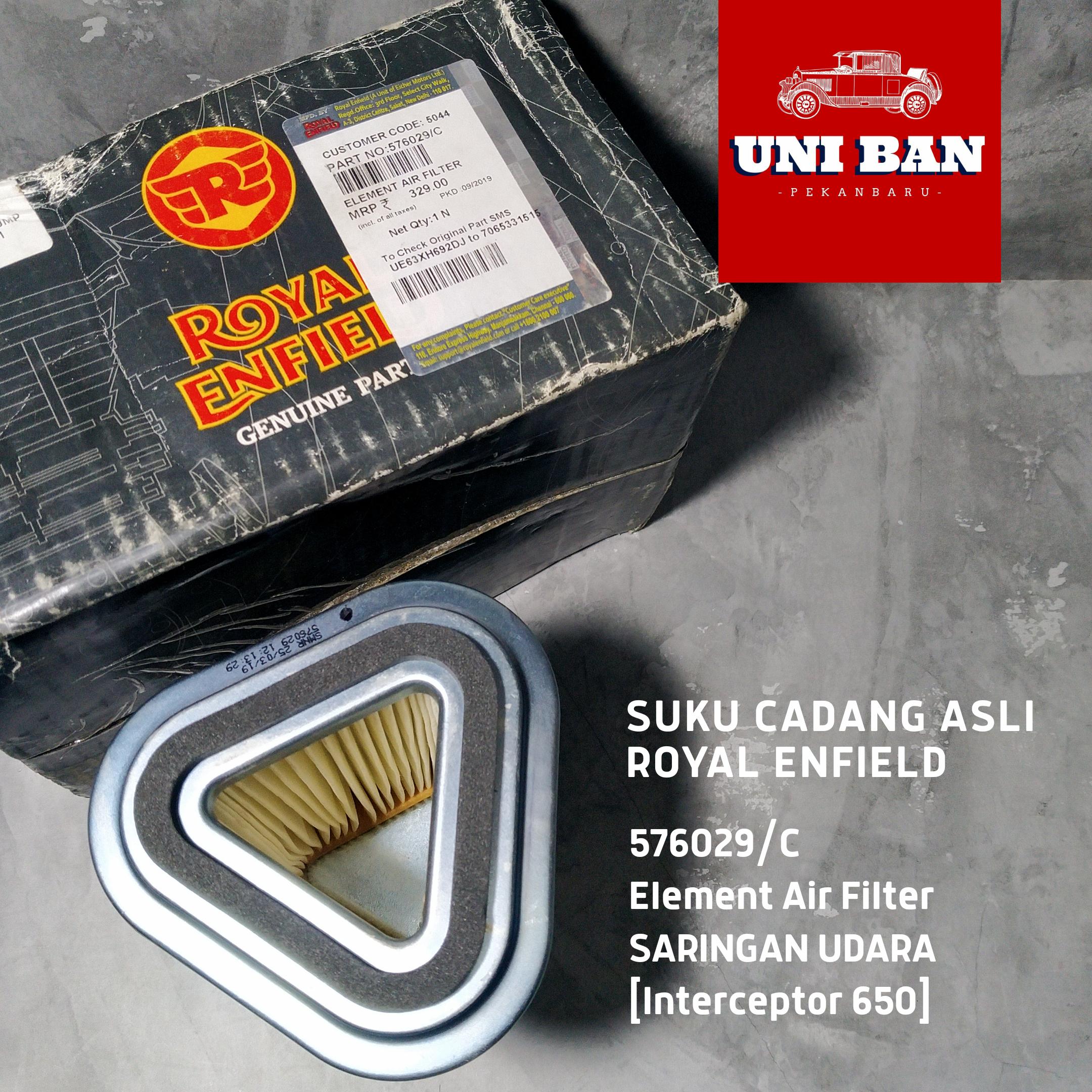 Saringan Udara / Air Filter 576029 - Royal Enfield Interceptor 650 ( ASLI )