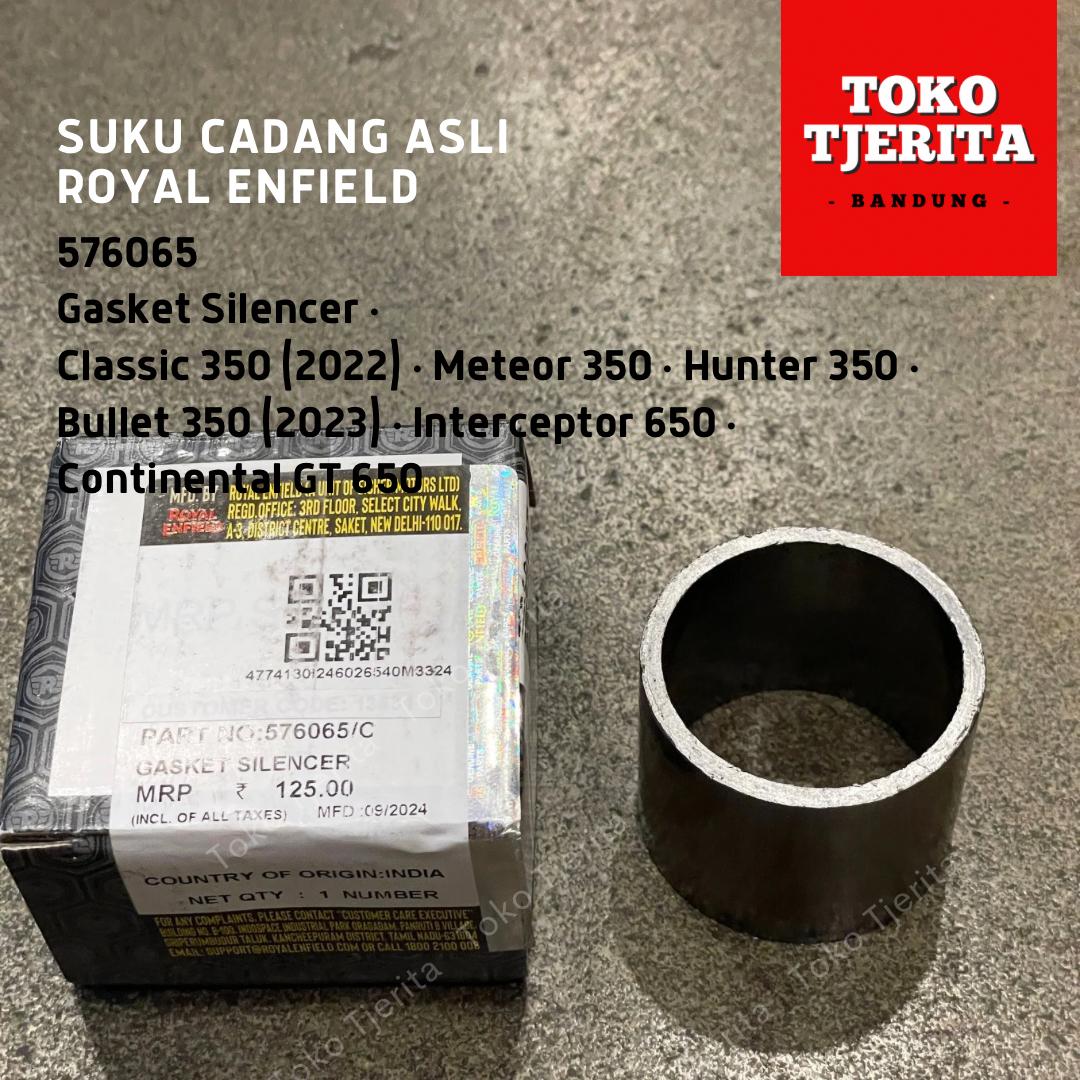 Gasket Silencer Knalpot 576065 Interceptor 650 Hunter 350 - Royal Enfield ASLI