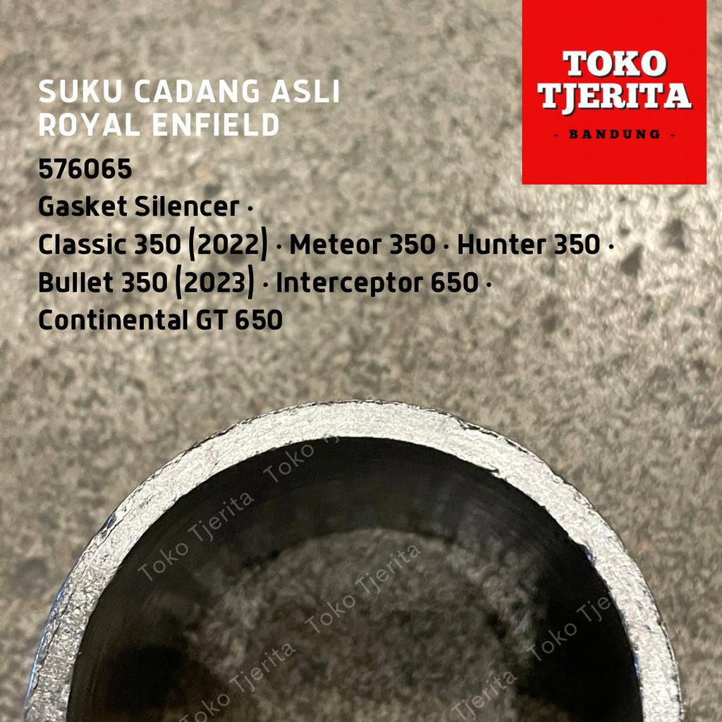 Gasket Silencer Knalpot 576065 Interceptor 650 Hunter 350 - Royal Enfield ASLI