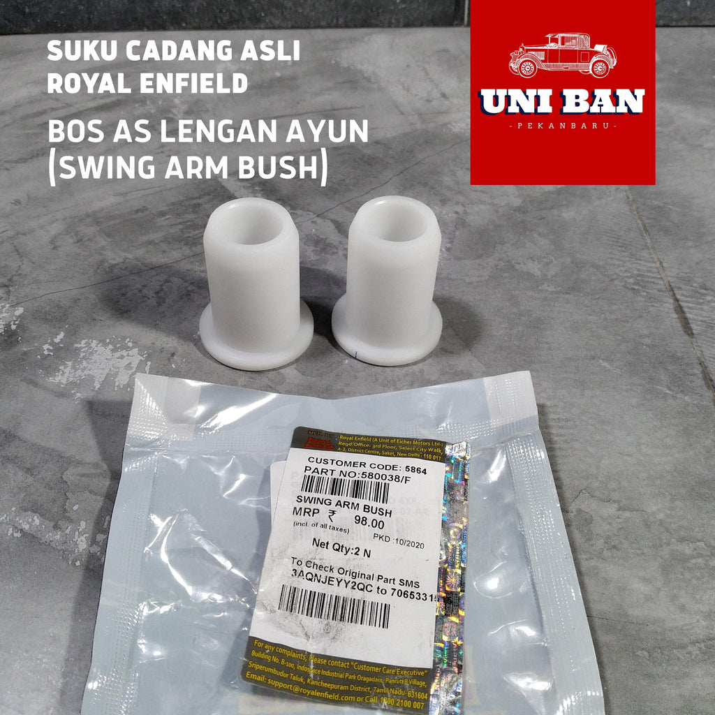 Bos / Bush As Lengan Ayun 580038 SWING ARM BUSH Asli / Genuine Royal Enfield
