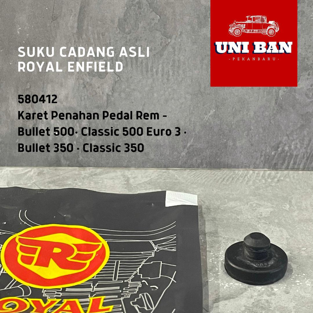 Karet Penahan Pedal Rem 580412 Classic Bullet - Royal Enfield ASLI