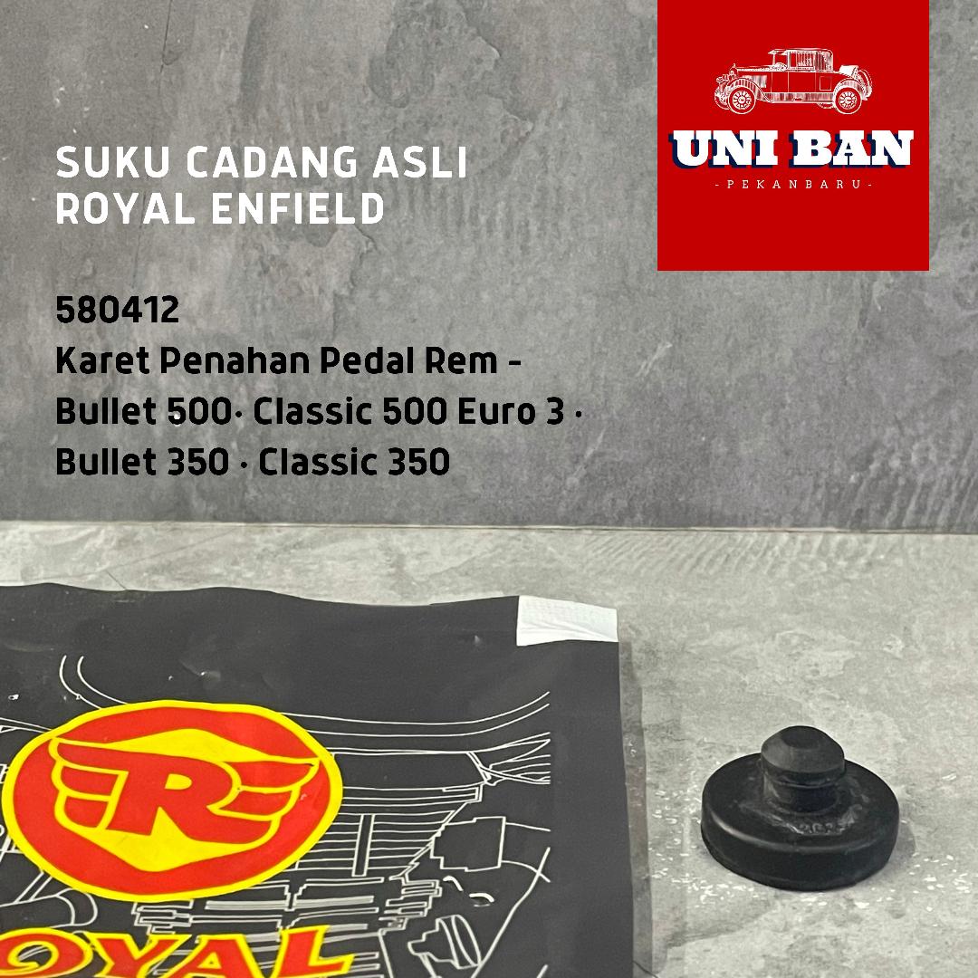 Karet Penahan Pedal Rem 580412 Classic Bullet - Royal Enfield ASLI