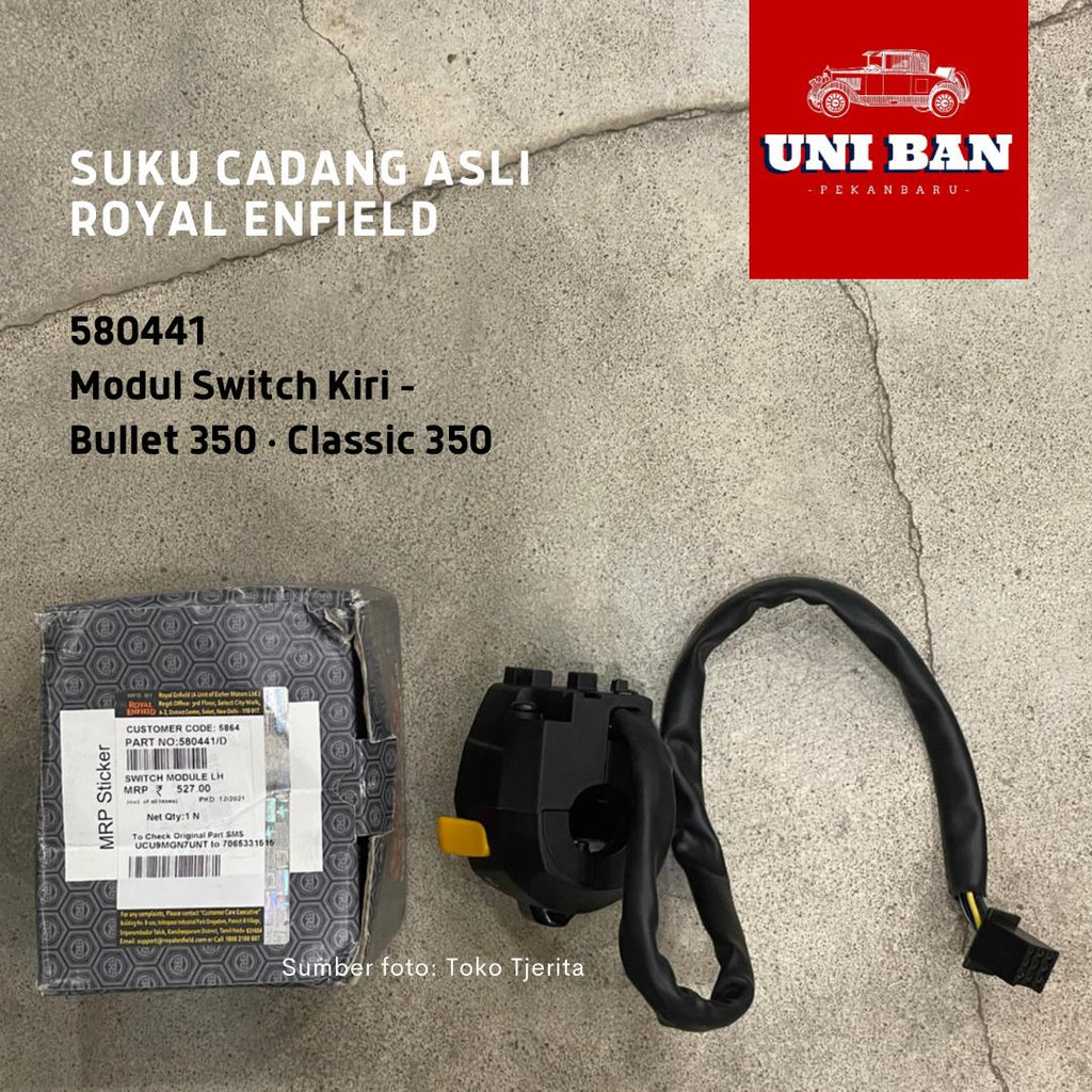 Modul Switch Kiri Bullet 350 Classic 350 580441 - Royal Enfield ASLI