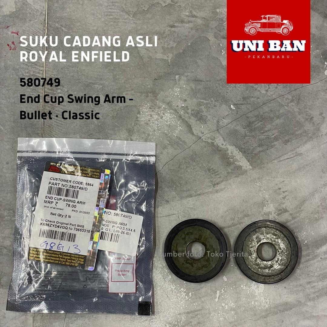 Karet Ganjal Swing Arm (2 Buah) 580749 Classic - Royal Enfield ASLI