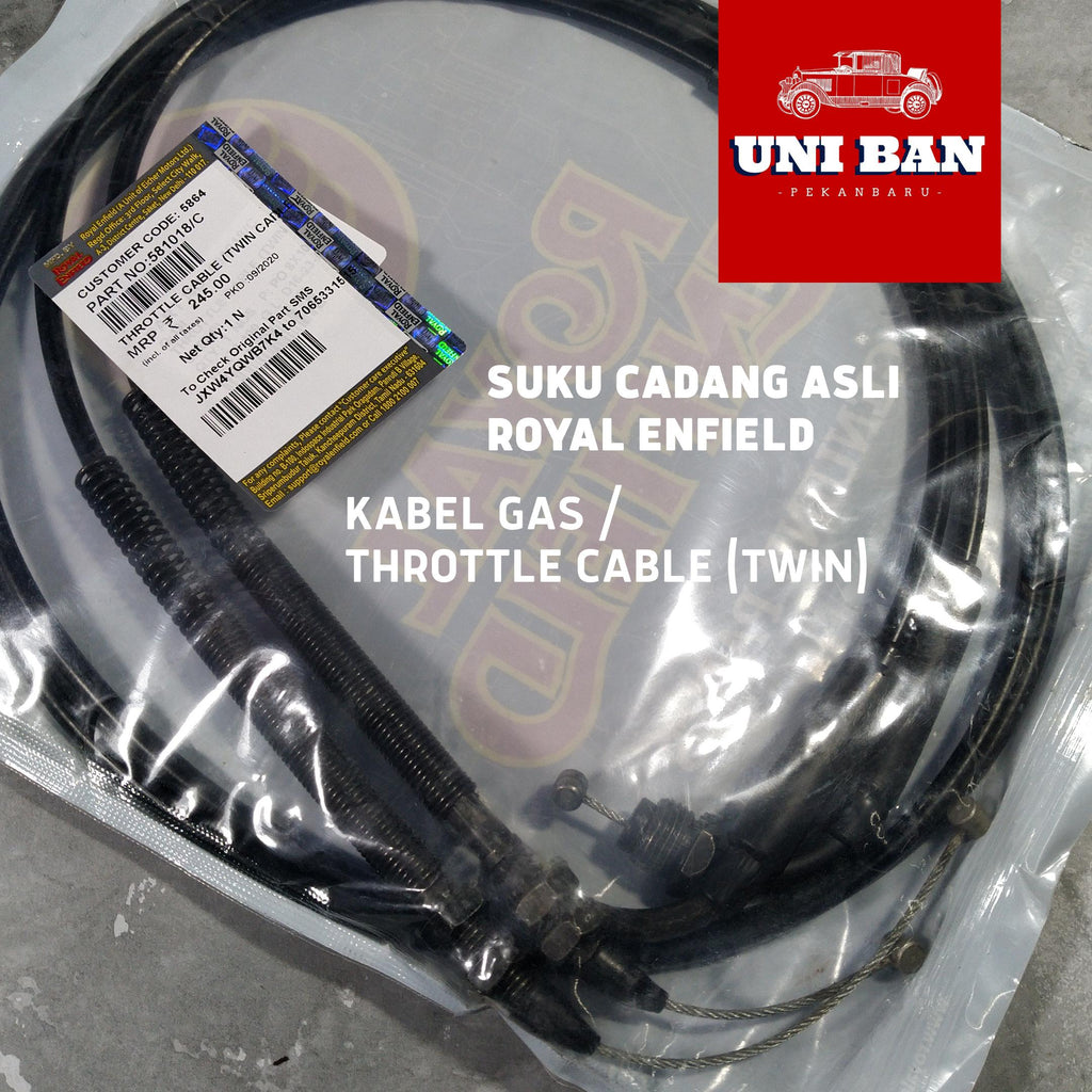 Kabel Gas Classic 500 / Throttle Cable (Twin) 581018 - Royal Enfield ASLI