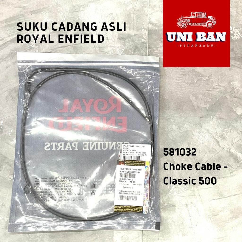 Kabel Choke Classic Bullet Himalayan 581032 - Royal Enfield ASLI