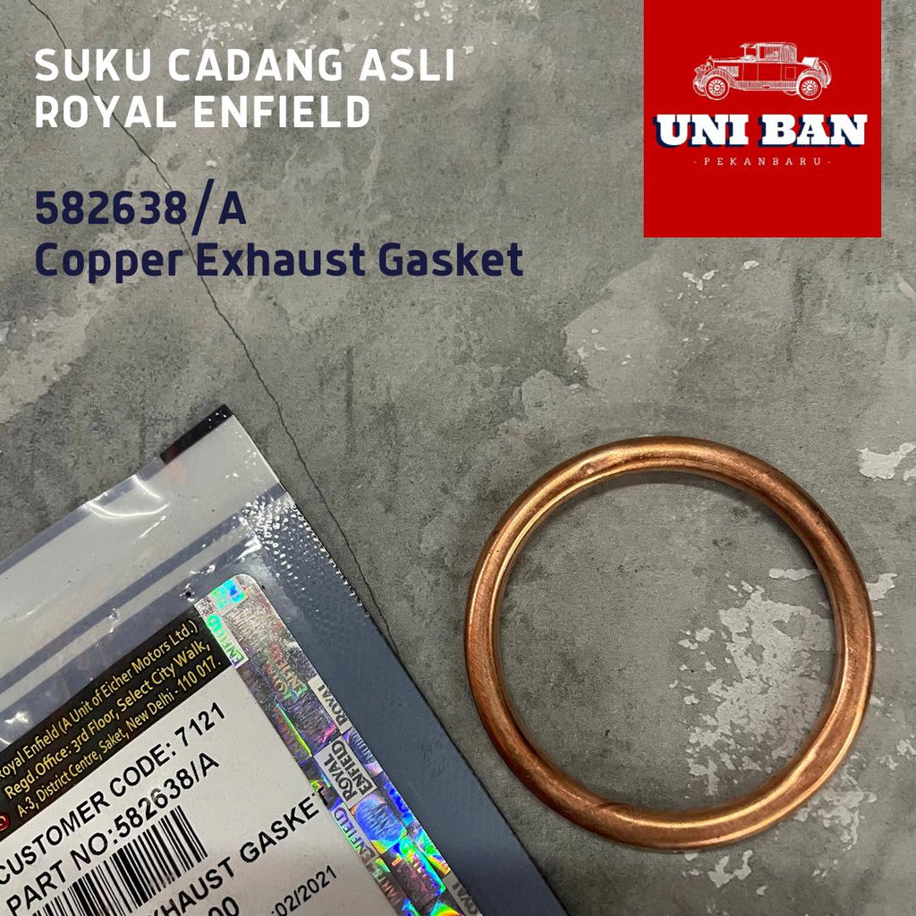 Copper Exhaust Gasket / Paking Knalpot - Royal Enfield ( ASLI )