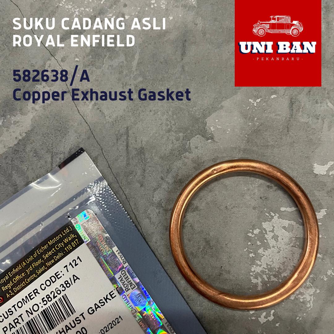 Copper Exhaust Gasket / Paking Knalpot - Royal Enfield ( ASLI )