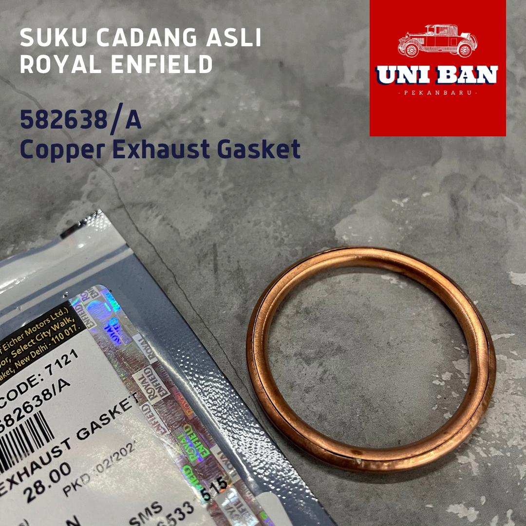 Copper Exhaust Gasket / Paking Knalpot - Royal Enfield ( ASLI )