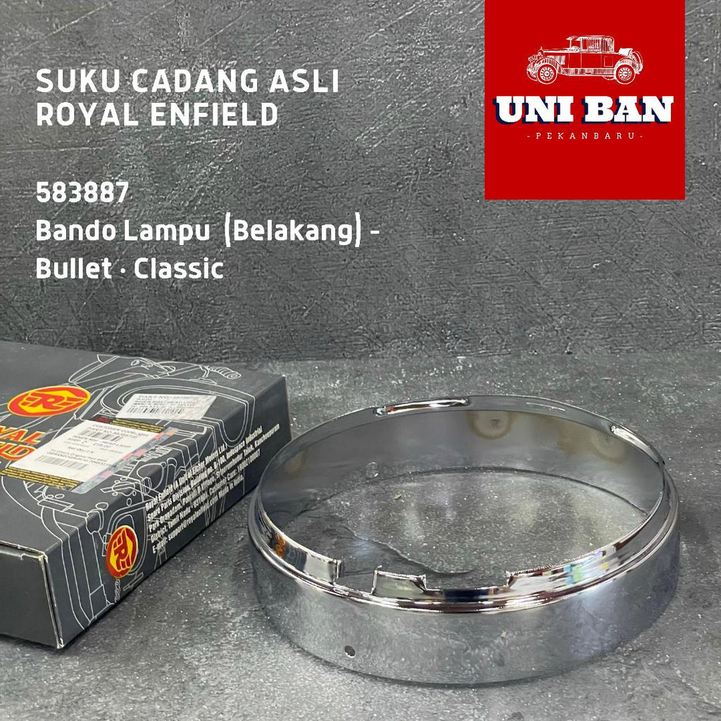 Ring Dalam Lampu Depan Chrome Classic 500 583887 - Royal Enfield ASLI