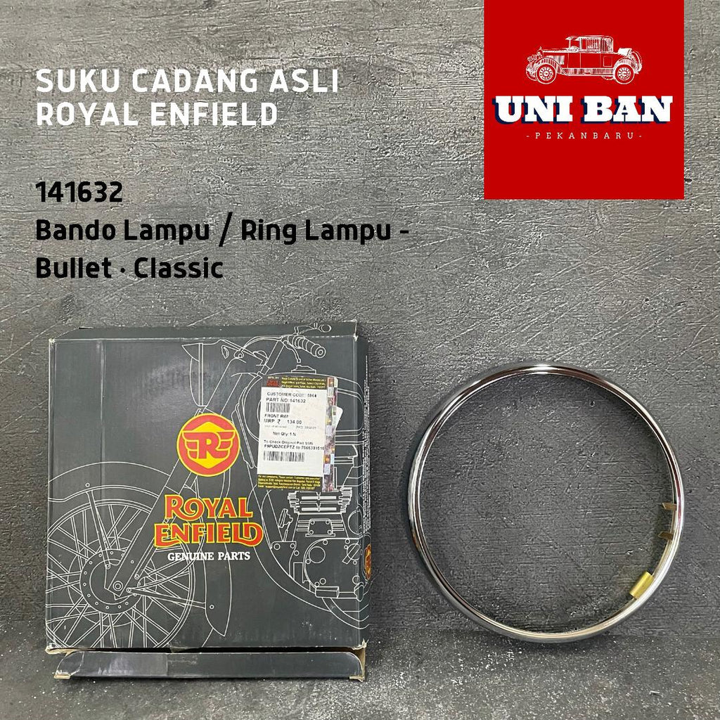 Ring Luar Lampu Depan Chrome Classic 500 583888 - Royal Enfield ASLI