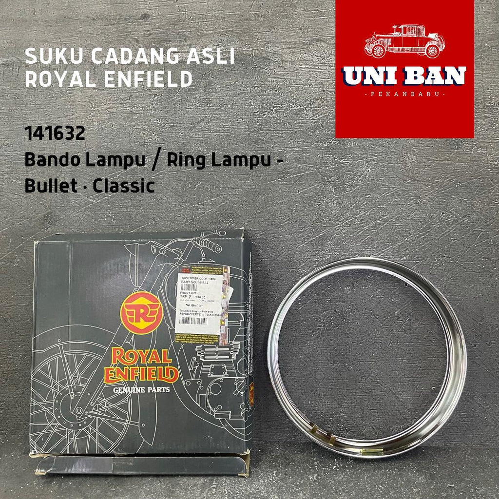 Ring Luar Lampu Depan Chrome Classic 500 583888 - Royal Enfield ASLI