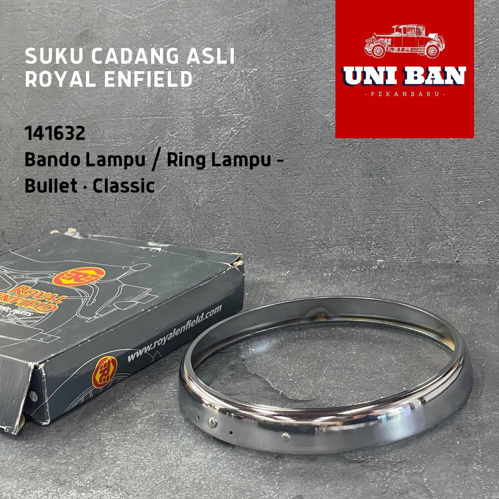 Ring Luar Lampu Depan Chrome Classic 500 583888 - Royal Enfield ASLI