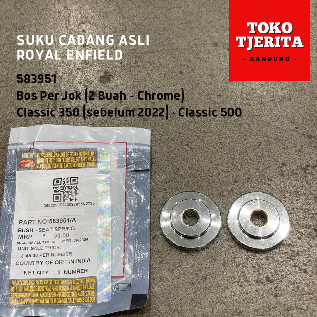 Bos Per Chrome 2 Buah Jok Depan 583951 Classic 500 - Royal Enfield ASLI
