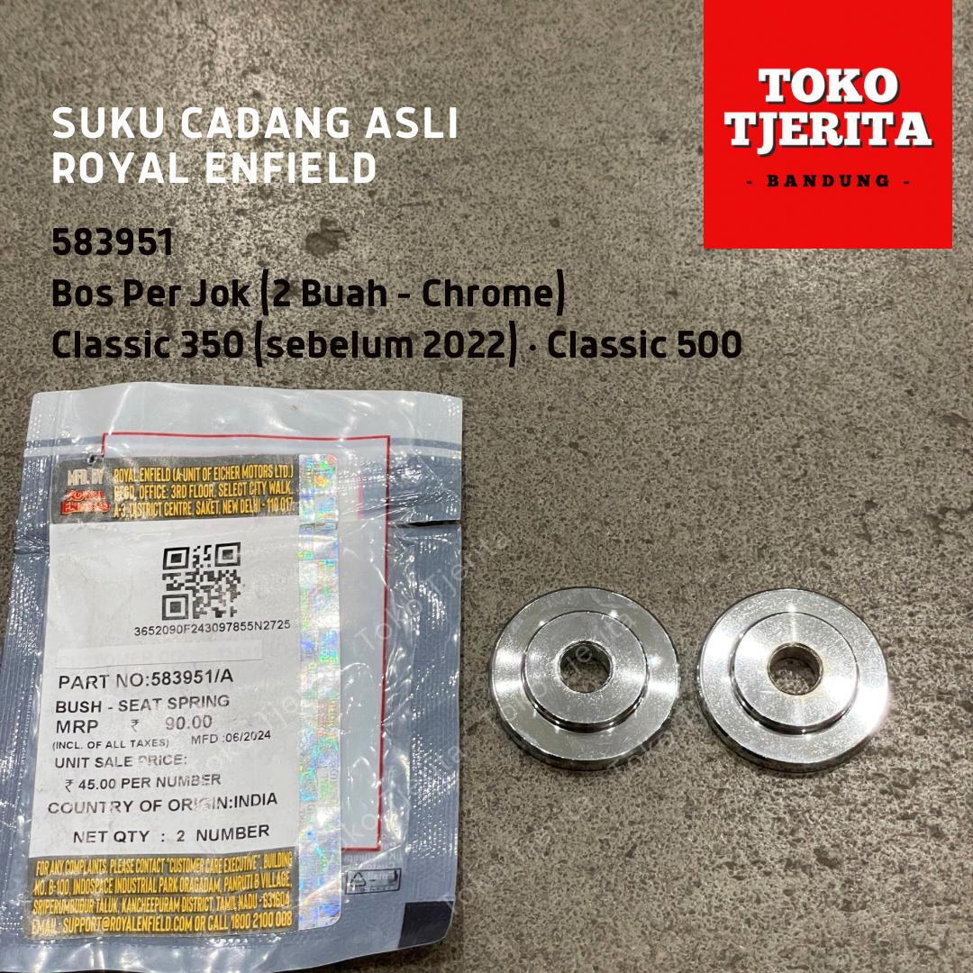 Bos Per Chrome 2 Buah Jok Depan 583951 Classic 500 - Royal Enfield ASLI