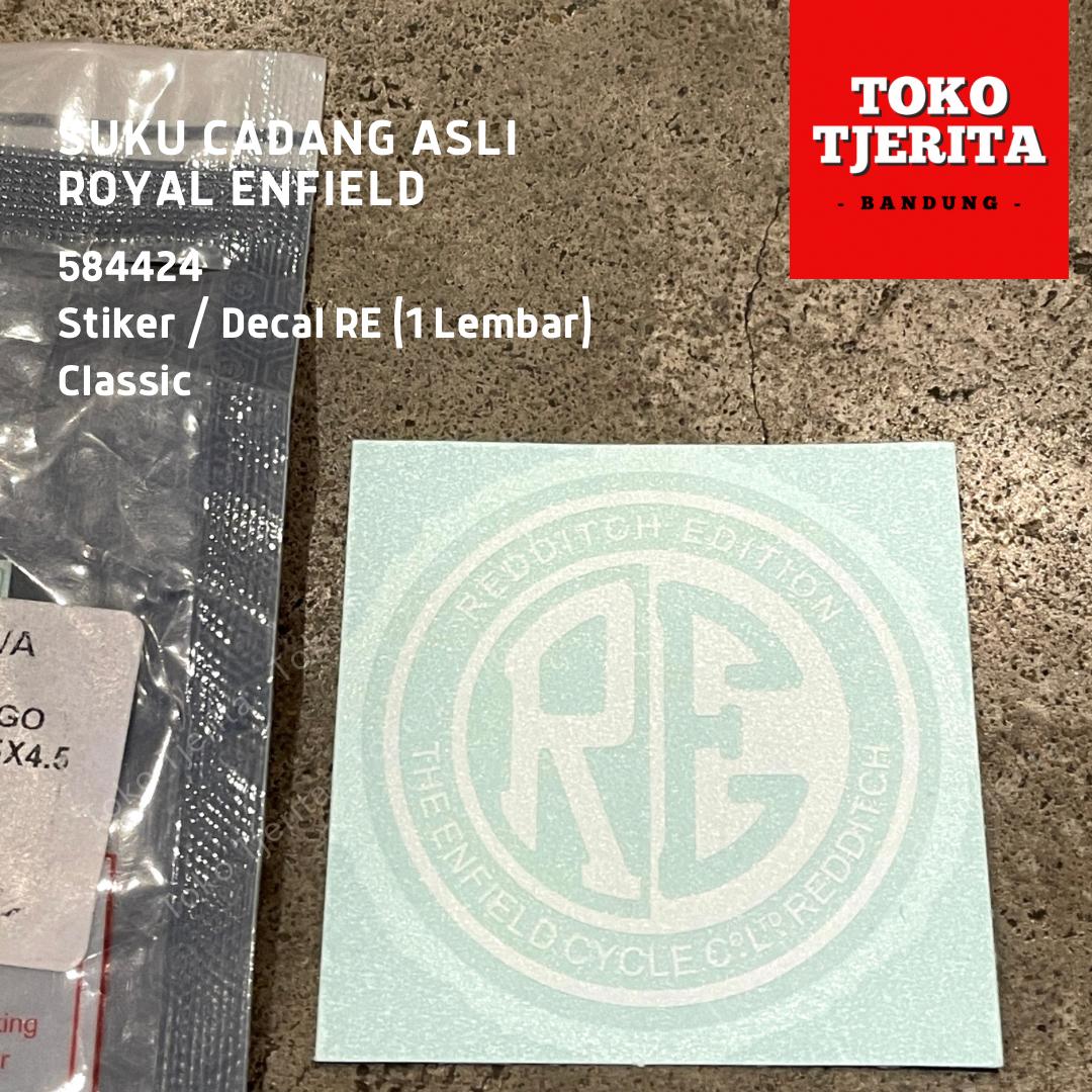 Stiker Spakbor Belakang Decal (1 Lembar) 584424 - Royal Enfield ASLI