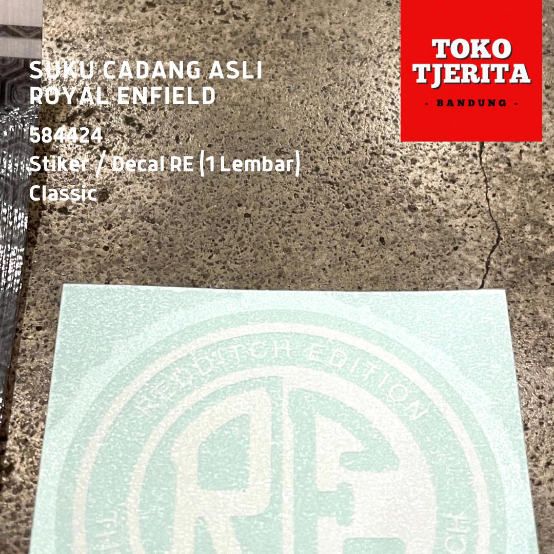 Stiker Spakbor Belakang Decal (1 Lembar) 584424 - Royal Enfield ASLI