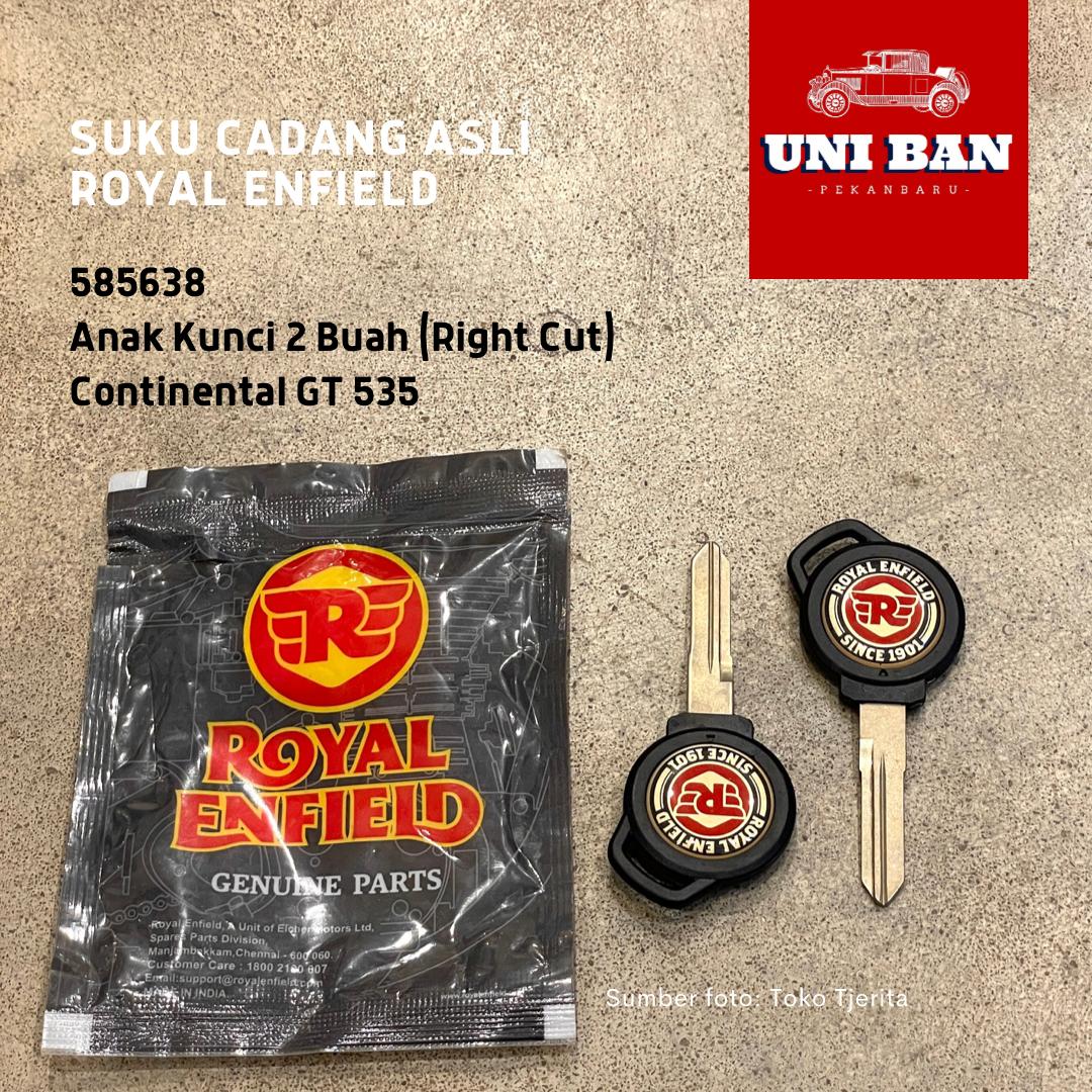 Anak Kunci 2 Buah Continental GT 535 585638 - Royal Enfield ASLI