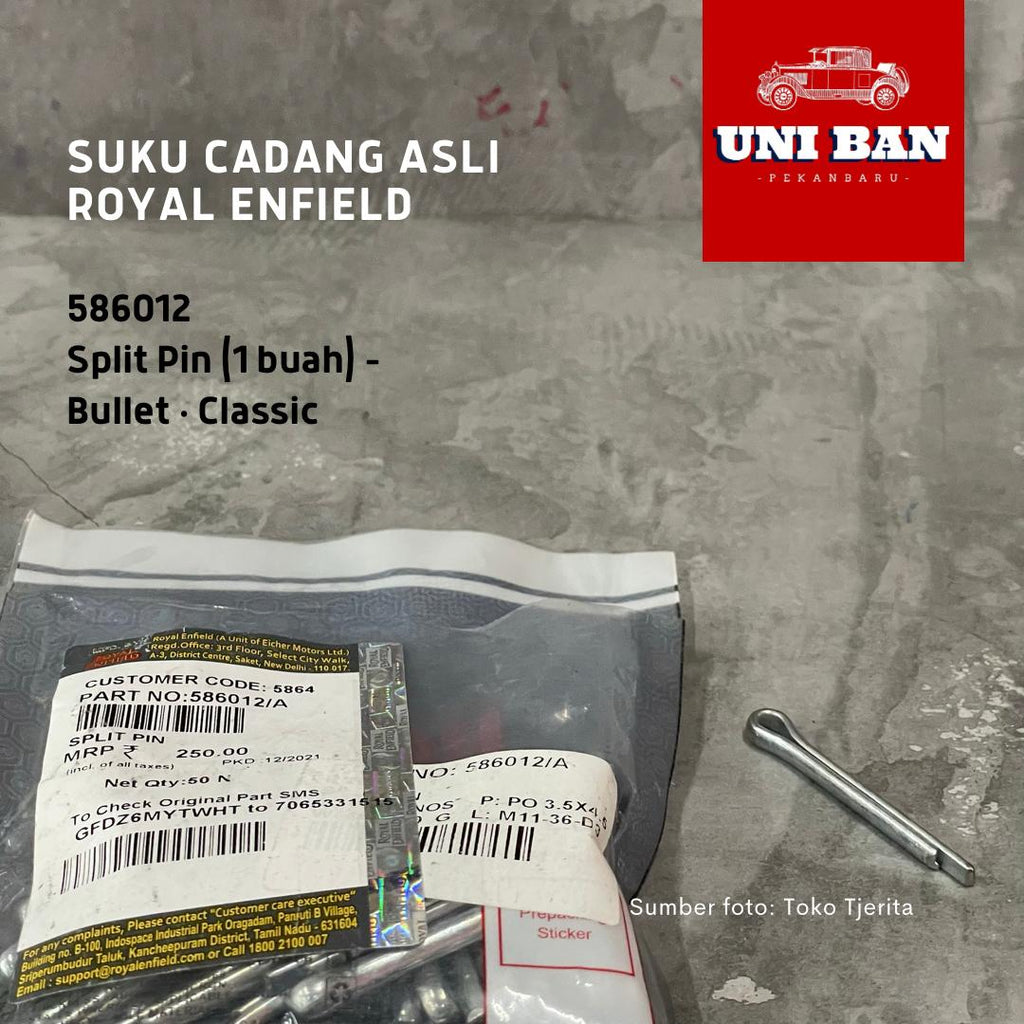 Split Pin Bullet Classic 586012 - Royal Enfield ASLI