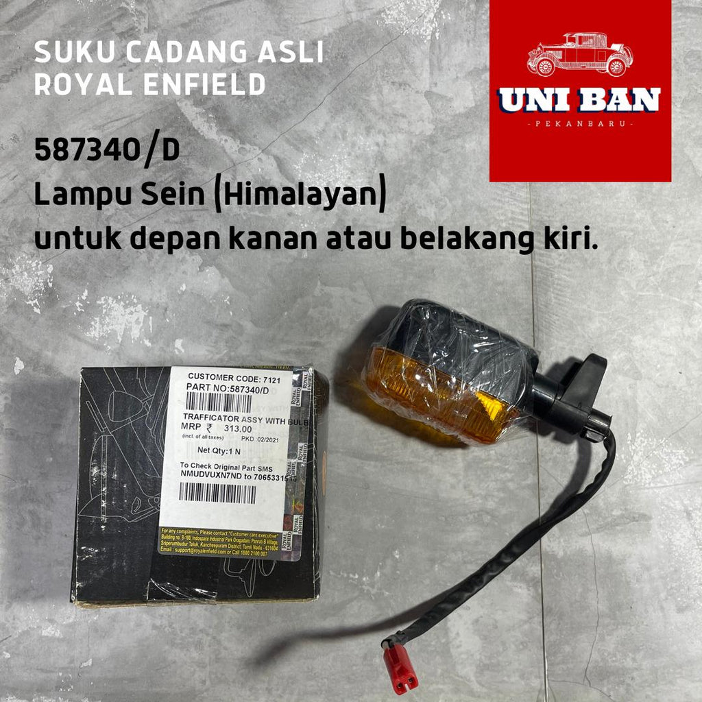 Lampu Sein (1 Buah) Himalayan 411 587341 587340 - Royal Enfield ASLI