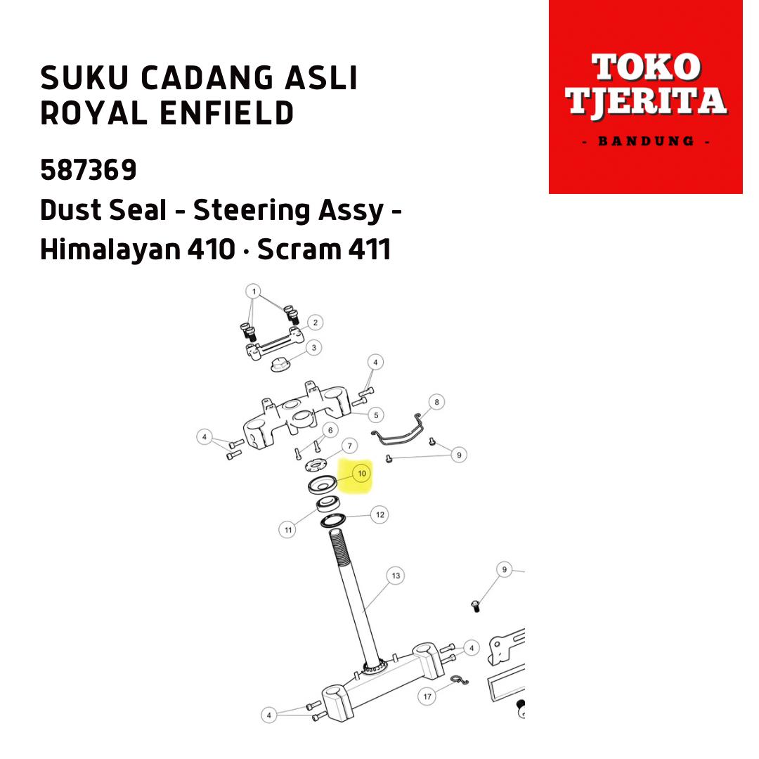 Dust Seal Debu Komstir Himalayan Scram 411 587369 - Royal Enfield ASLI