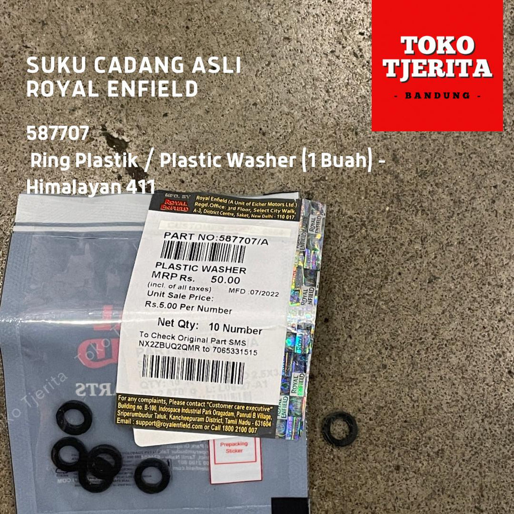 Ring Plastik 587707 Plastic Washer Windshield Himalayan 411 - Royal Enfield ASLI