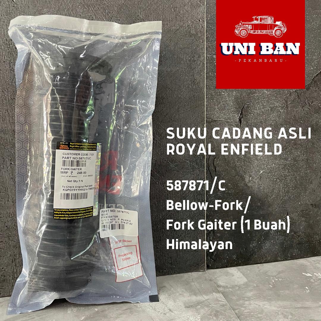 Bellow Fork Gaiter Himalayan (1) 587871/C Karet - Royal Enfield ASLI