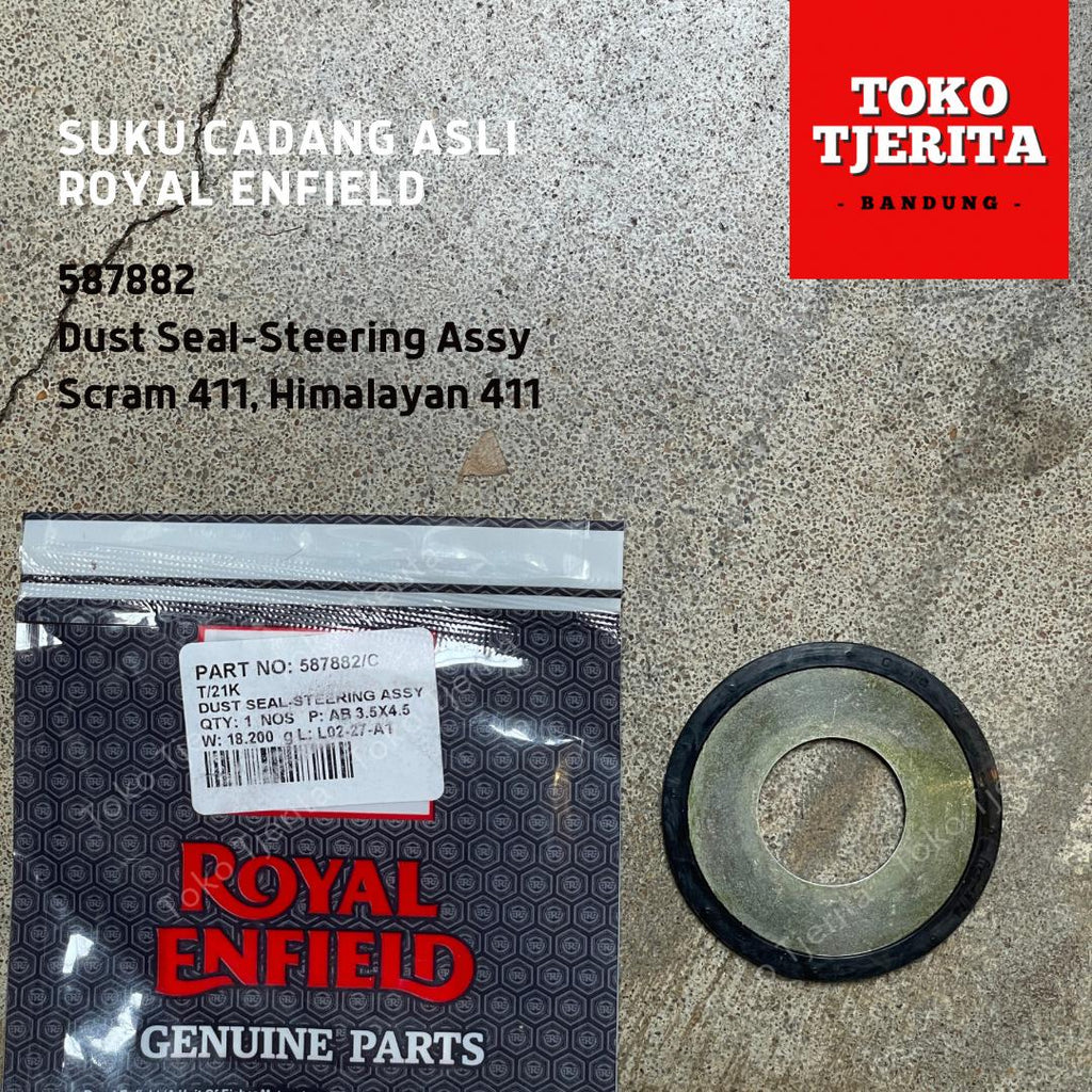 Dust Seal Komstir Himalayan 411 Scram 587882 Royal Enfield ASLI