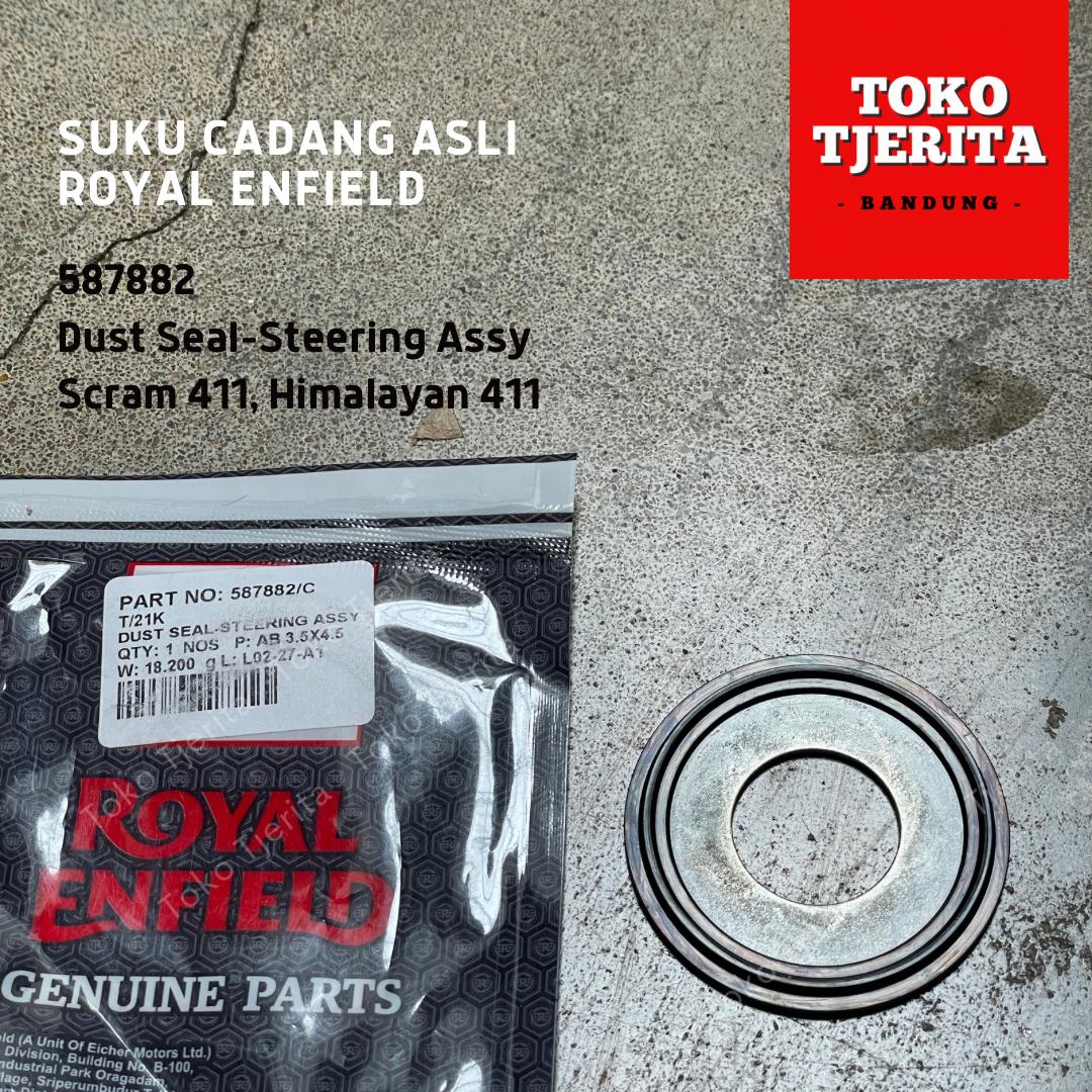 Dust Seal Komstir Himalayan 411 Scram 587882 Royal Enfield ASLI