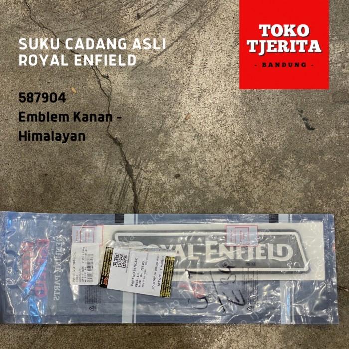 Emblem Himalayan Kiri 587903 Kanan 587904 - Royal Enfield ASLI