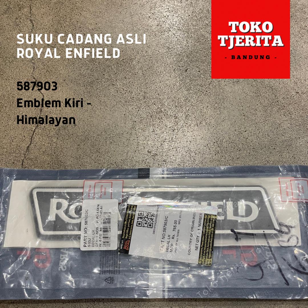 Emblem Himalayan Kiri 587903 Kanan 587904 - Royal Enfield ASLI