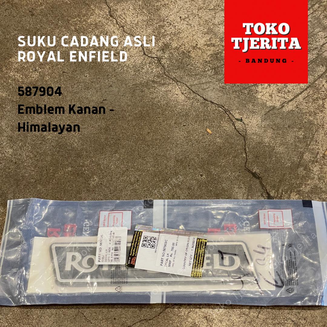 Emblem Himalayan Kiri 587903 Kanan 587904 - Royal Enfield ASLI