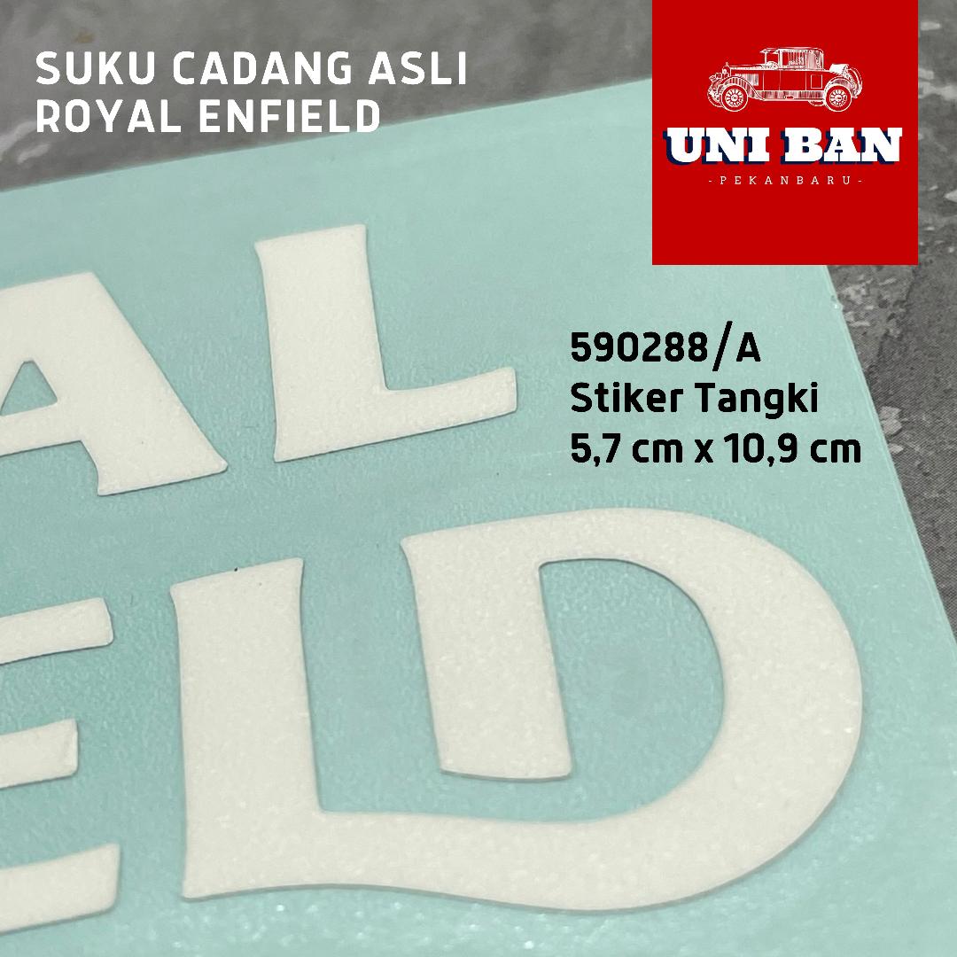 Stiker Tangki (Mengilap/Glossy) 590288/A - Royal Enfield ASLI