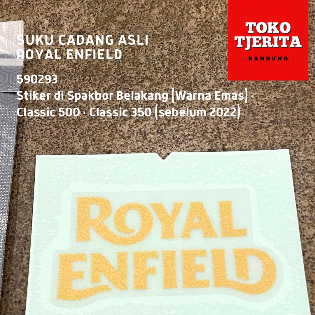 Stiker Spakbor Belakang (1 Lembar) 590293 Classic 500 - Royal Enfield ASLI