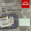 1 Stiker di Spakbor Belakang Classic 590343 - Royal Enfield ASLI