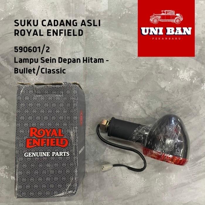 Lampu Sein Hitam (1 Buah) Classic 500 Stealth Black 590601 590602 590603 590604 - Royal Enfield ASLI
